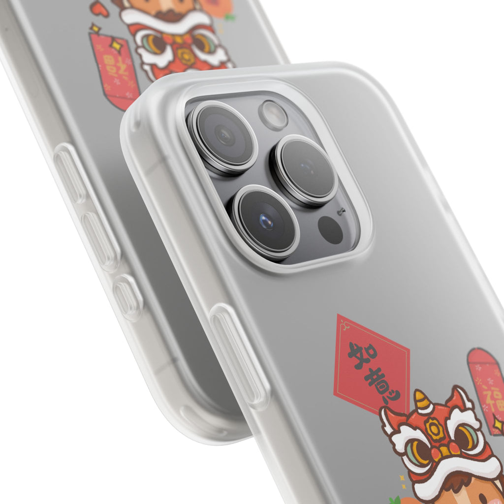 Chinese New Year Year of the Fire Horse Lion Dance iPhone Case