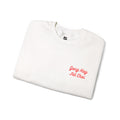 Chinese New Year White Gong Hay Fat Choi Embroidered Sweatshirt