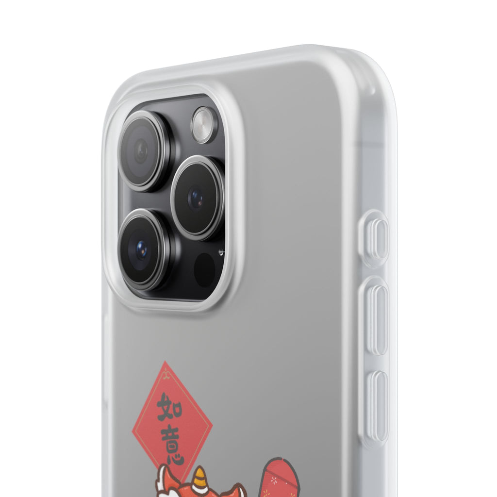 Chinese New Year Year of the Fire Horse Lion Dance iPhone Case