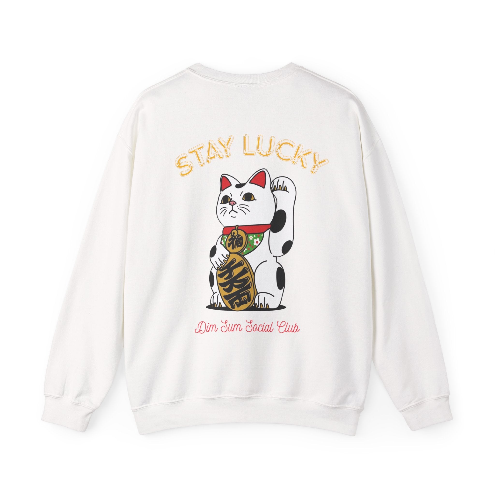 Lucky Cat Chinese New Year Sweatshirt | Lunar New Year Crewneck