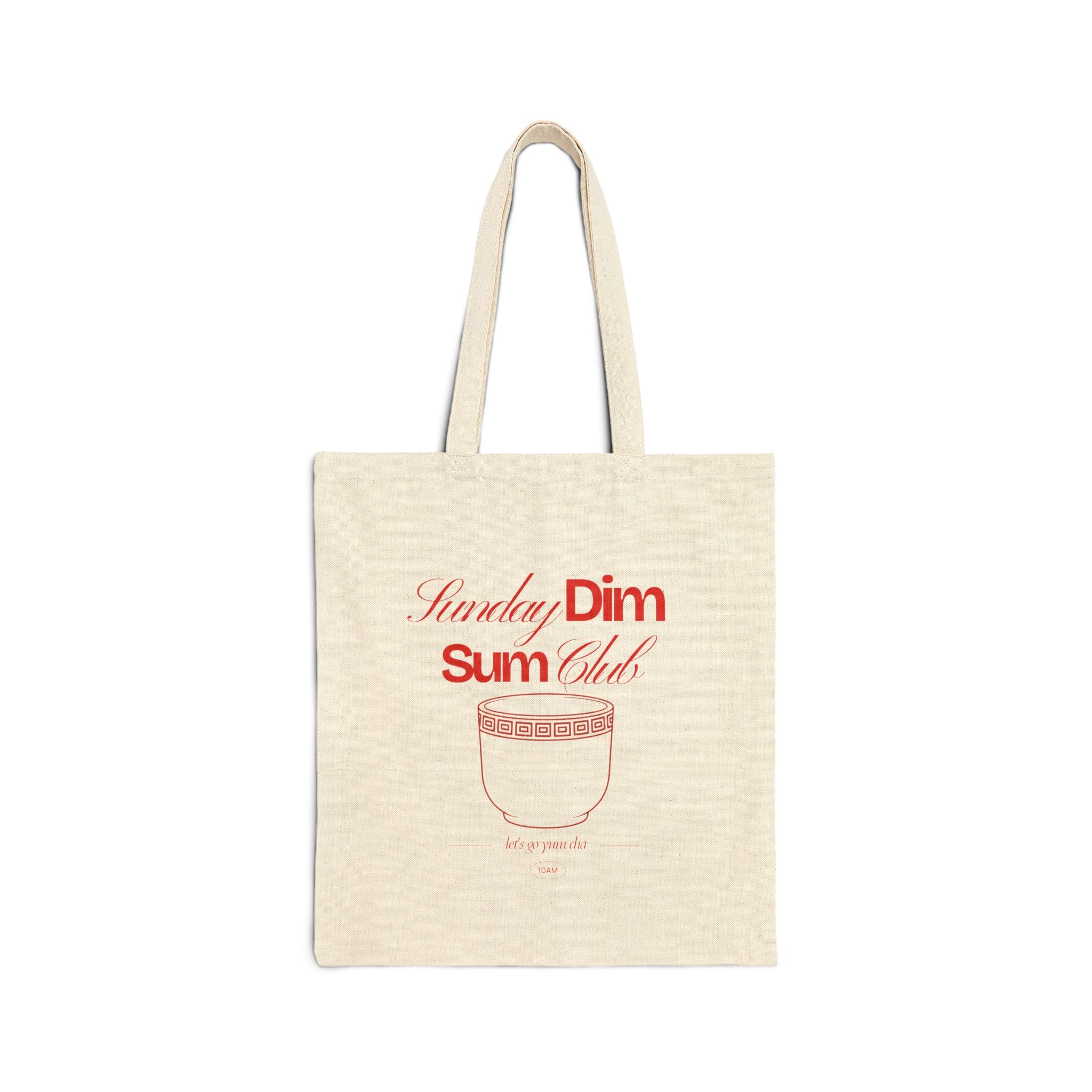 Sunday Dim Sum Club Tote Bag | Chinese Takeout Canvas Tote